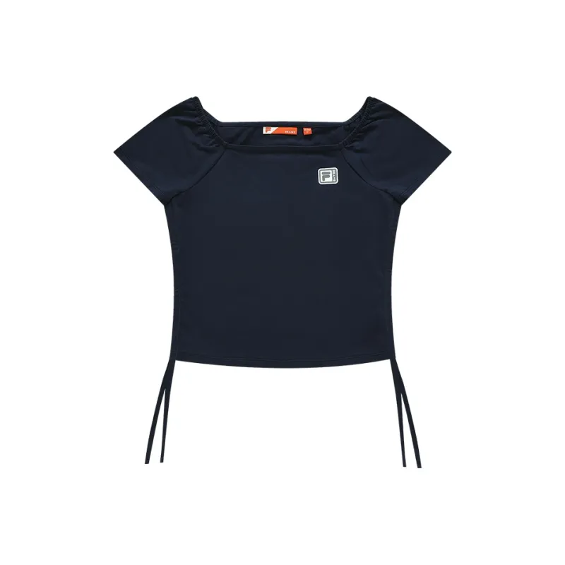 FILA FUSION T Shirts Women's Black-0