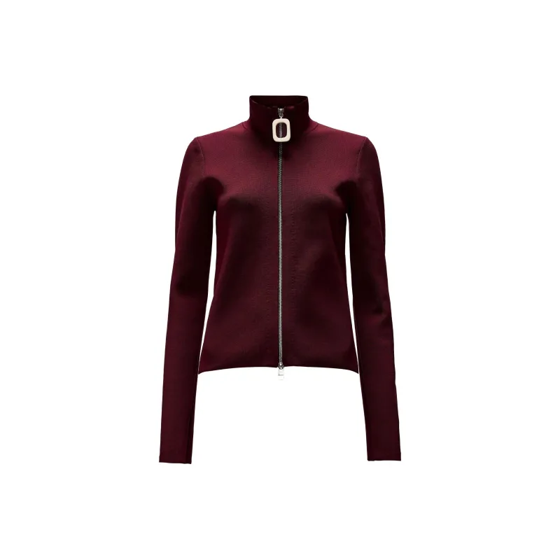 JW Anderson Zip up Fine knit Jumper-0