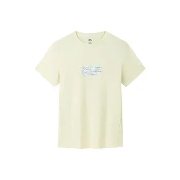Anta Variety Training Collection Regular T Shirt Women's Gardenia Yellow