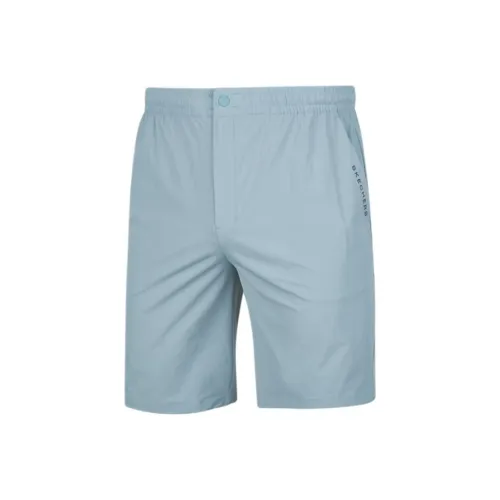 Skechers Basic Sports Series Casual Shorts Men's Mist Gray Blue