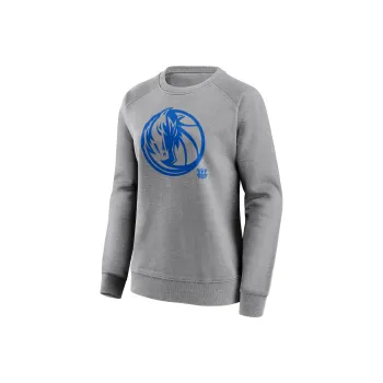 NBA Dallas Cowboys Iconic Mono Logo Graphic Crew Sweatshirt Women's Gray