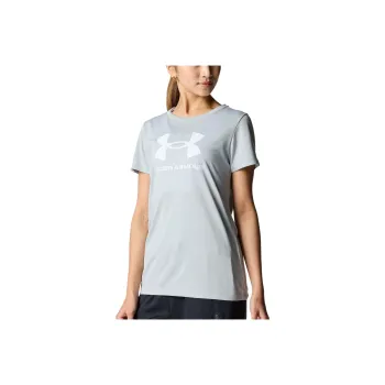 Under Armour Tech T Shirt Women's Modern Gray Light Heather