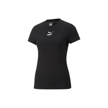 PUMA CLASSICS T Shirts Women's Black