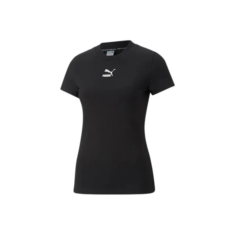 PUMA CLASSICS T Shirts Women's Black-0