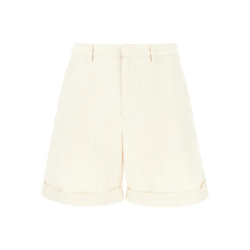 Valentino Turn Up Hem Bermuda Shorts-0