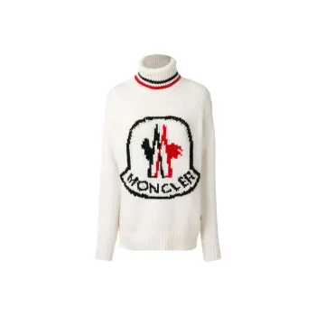 Moncler Loose Fit Sweater Women's White
