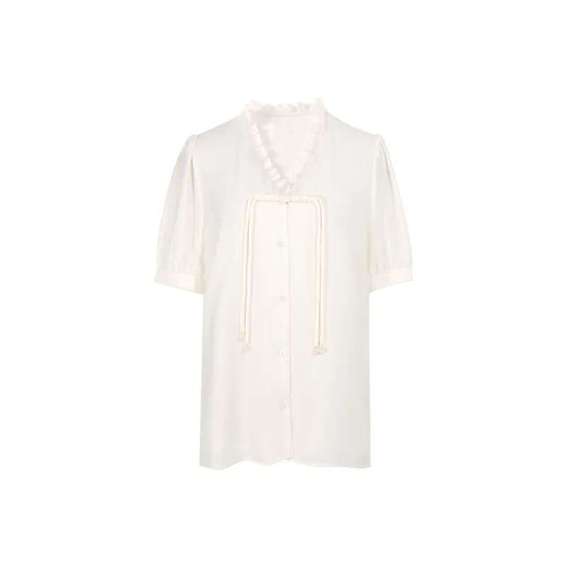 3COLOUR Shirt Women's Milk White-0