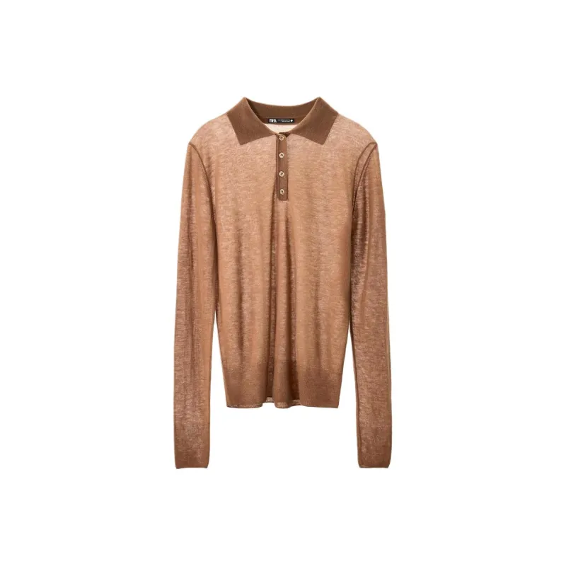 ZARA Sweater Women's Toffee Color-0