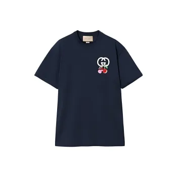 GUCCI SS24 T Shirt Women's Navy