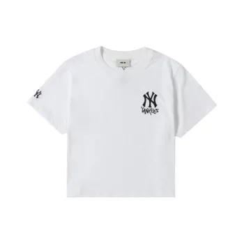 MLB New York Yankees T Shirts Women's Ecru