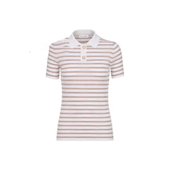 DIOR Quarterly New Products Polo Shirts Women's Rose
