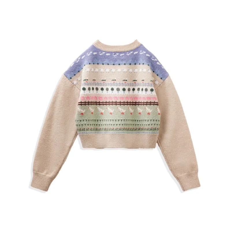 MADEN Sweaters Women's Khaki-0