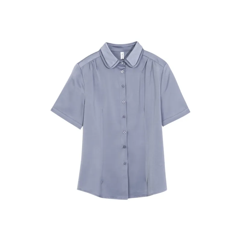 Lucybaily Shirt Women's Sea Blue-0