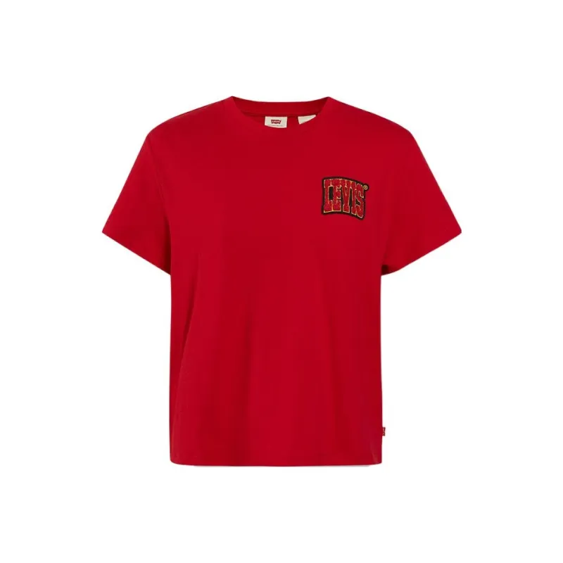 Levis T Shirts Women's Red-0