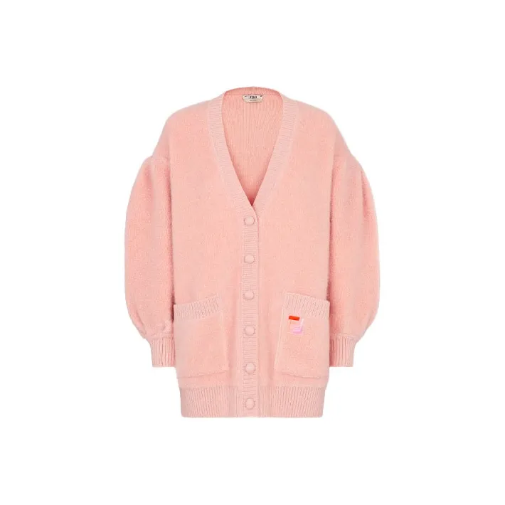 FENDI SS21 Loose Fit Knitwear Women's Pink-0