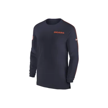 Nike Chicago Bears Sideline Coach Men's Nike Dri FIT Nfl Long Sleeve Top