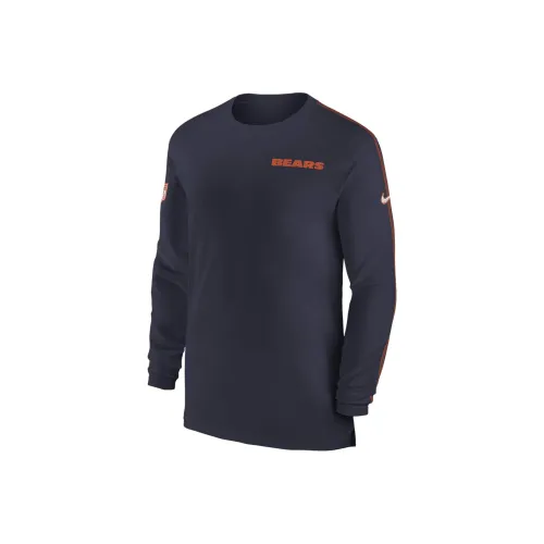 Nike Chicago Bears Sideline Coach Men's Nike Dri FIT Nfl Long Sleeve Top