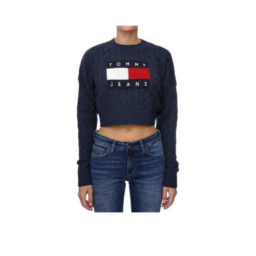 tommy Front Hilfiger Sweater Women's Blue