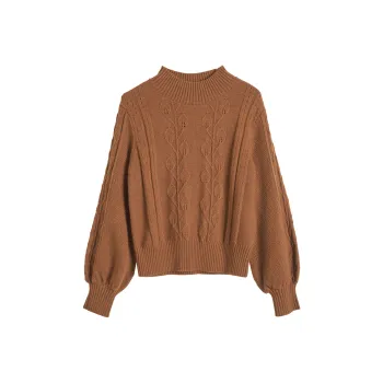 Olrain Sweaters Women's Caramel