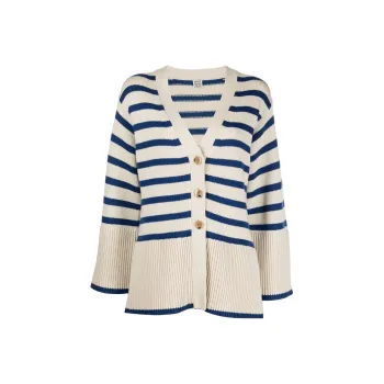 TOTEME SS22 Knitwear Women's Blue White