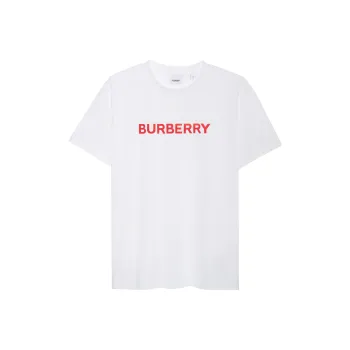 Burberry Logo Printed Crewneck T Shirt