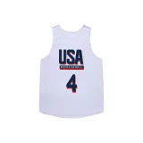USA-Size 4 Tank Top-White
