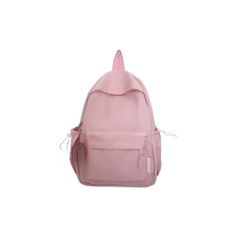 BUBM Nylon Backpack Regular Unisex Black/Ecru/Khaki/Light Yellow/Neon Green/Pink-0