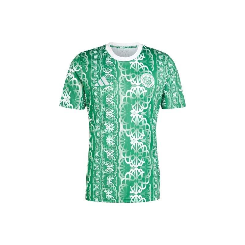 Adidas Celtic Fc Pre-Match Jersey Soccer Jerseys Men's Green-0