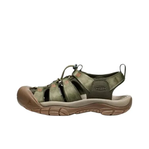 KEEN Newport H2 Anti Slip Wear Resistant River Trekking Shoes Men's Green