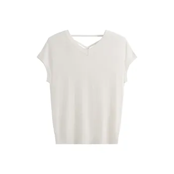 She Enjoys Regular T Shirt Women's Milk White