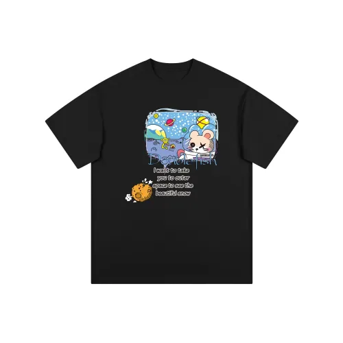 DOUBLEFISH Short Sleeved T Shirts Unisex