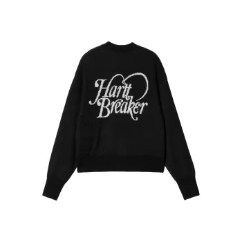 Carhartt WIP FW24 W' Harttbreaker Cardigan Sweater Women's Black