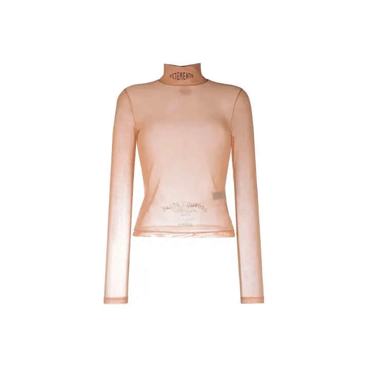 Vetements FW21 Slim Fit Knitwear Women's Flesh-0
