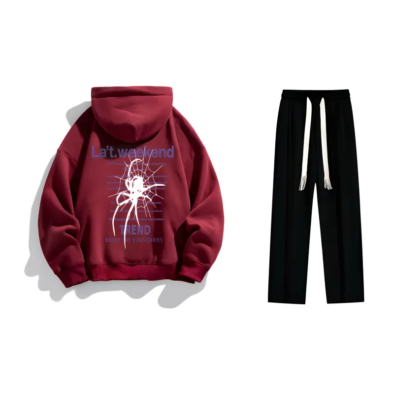 LA'T.WEEKEND Sweatshirt Set Unisex-24