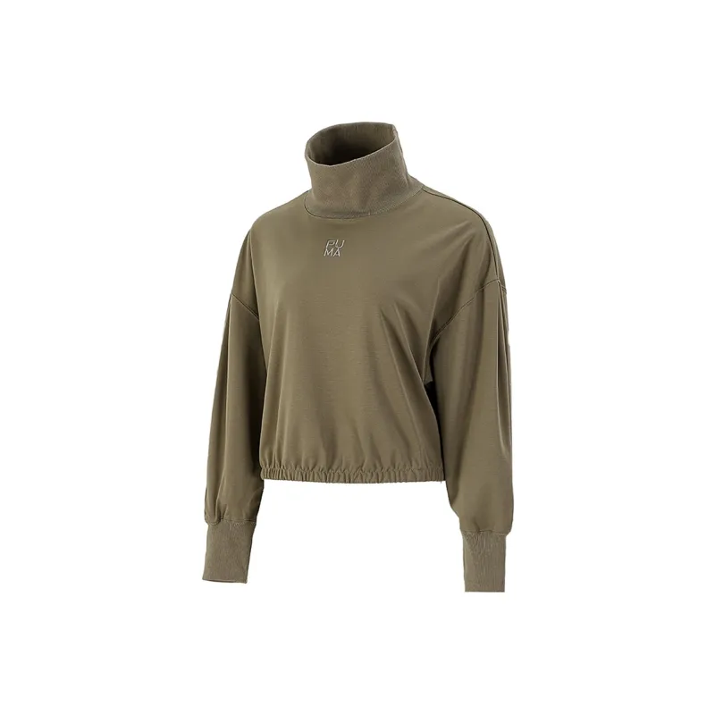 PUMA Sweatshirts Women's Green-0