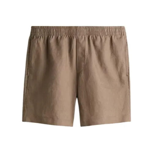 H&M Casual Shorts Men's Dark Beige