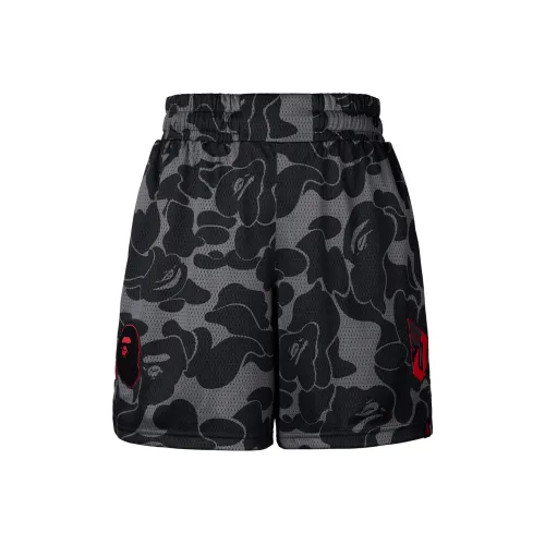 Adidas x BAPE Dame 9 FW24 Basketball Shorts Men's Carbon Gray