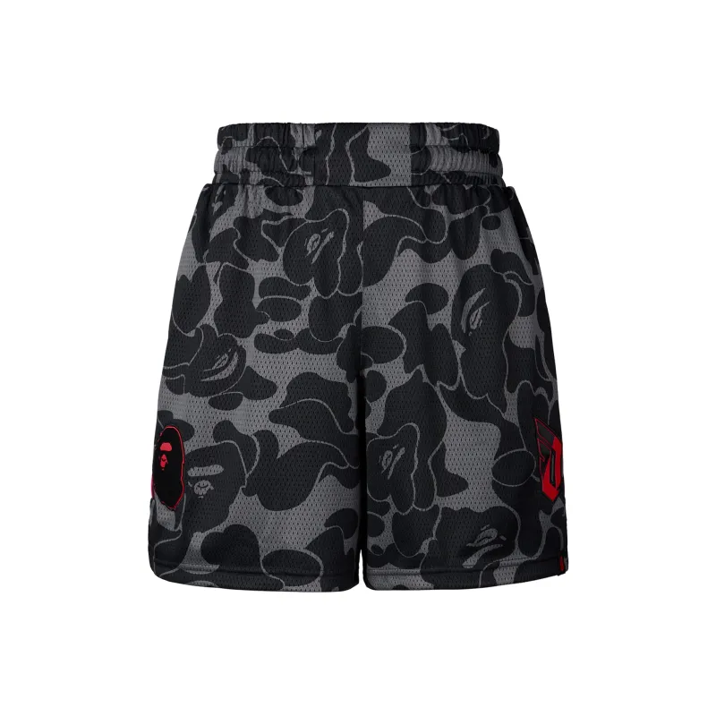 Adidas x BAPE Dame 9 FW24 Basketball Shorts Men's Carbon Gray-0