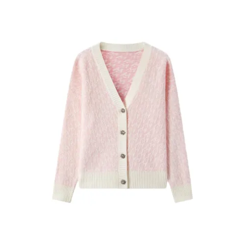 EICHITOO Knitwear Women's Pink Pattern