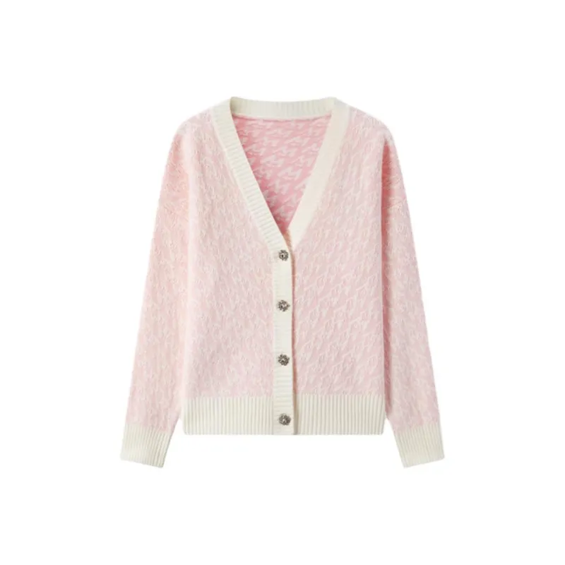 EICHITOO Knitwear Women's Pink Pattern-0