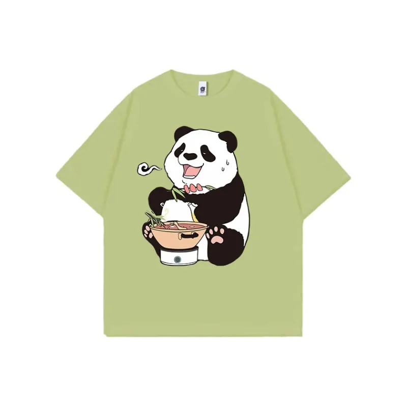 PANDA BASE T Shirts Women's-8
