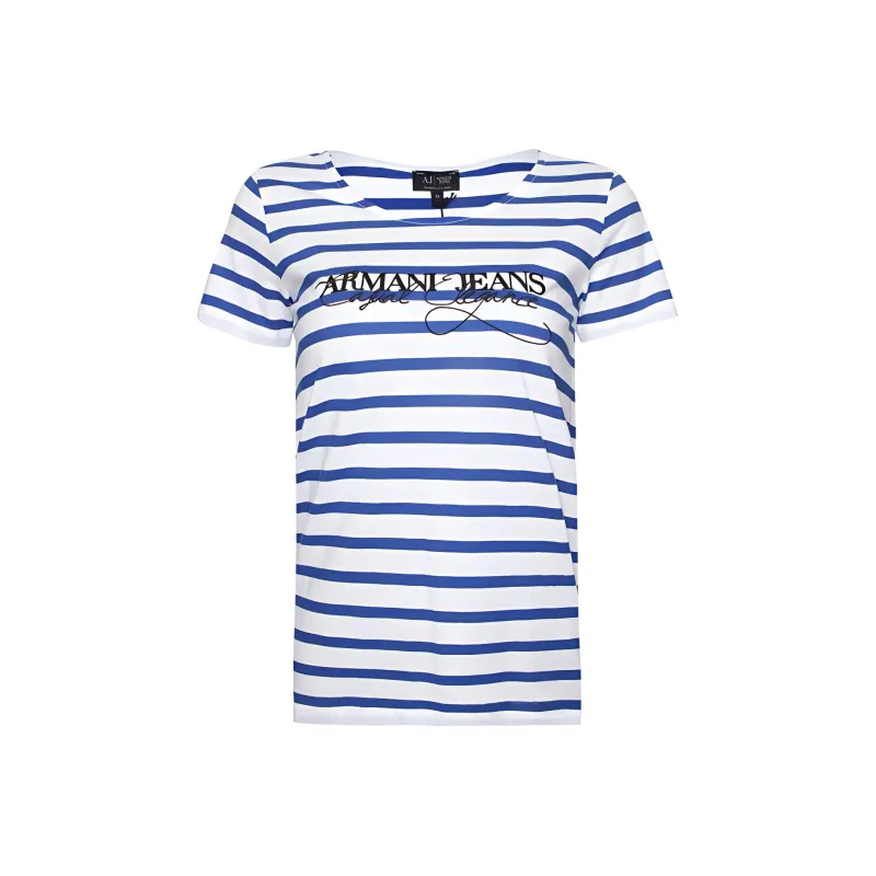 ARMANI JEANS Regular T Shirt Women's Blue-0