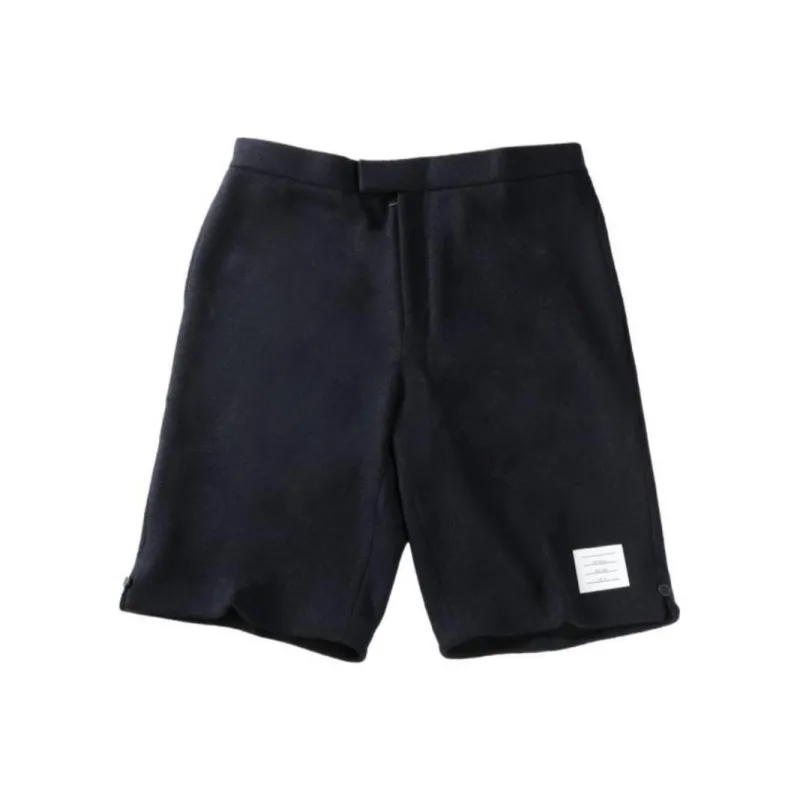 THOM BROWNE Logo appliqué Bermuda Shorts-0