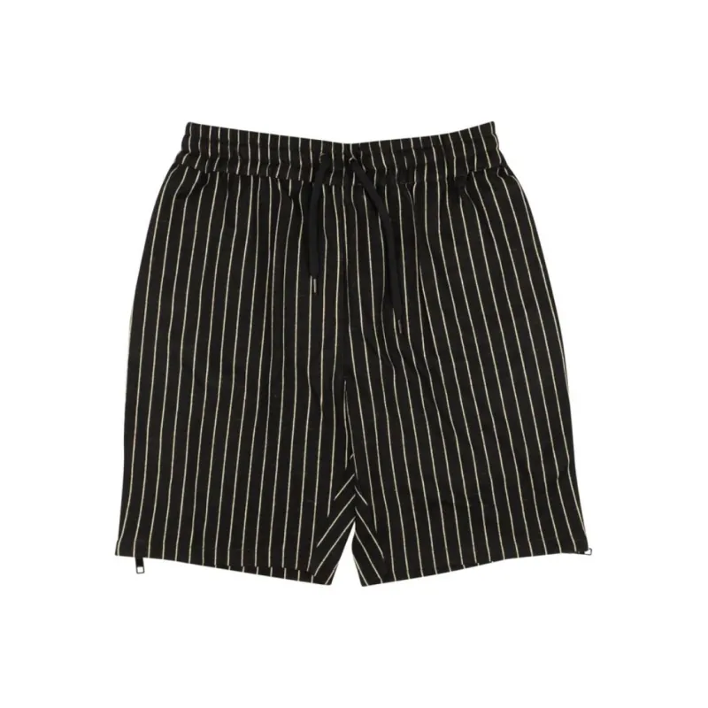 Pyer  Moss Pinstripe Wool Blend Shorts-0