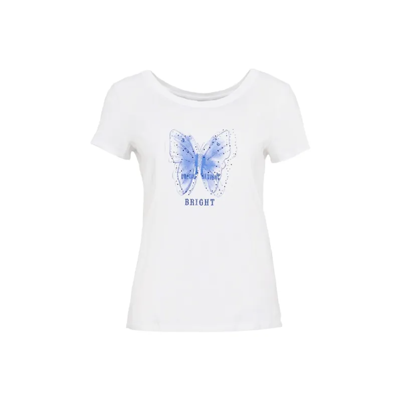 LUYOUYE Set in Sleeve T Shirt Women's-4