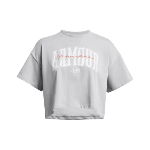Under Armour Drop Shoulder Sleeve T-LLR Women's Gray