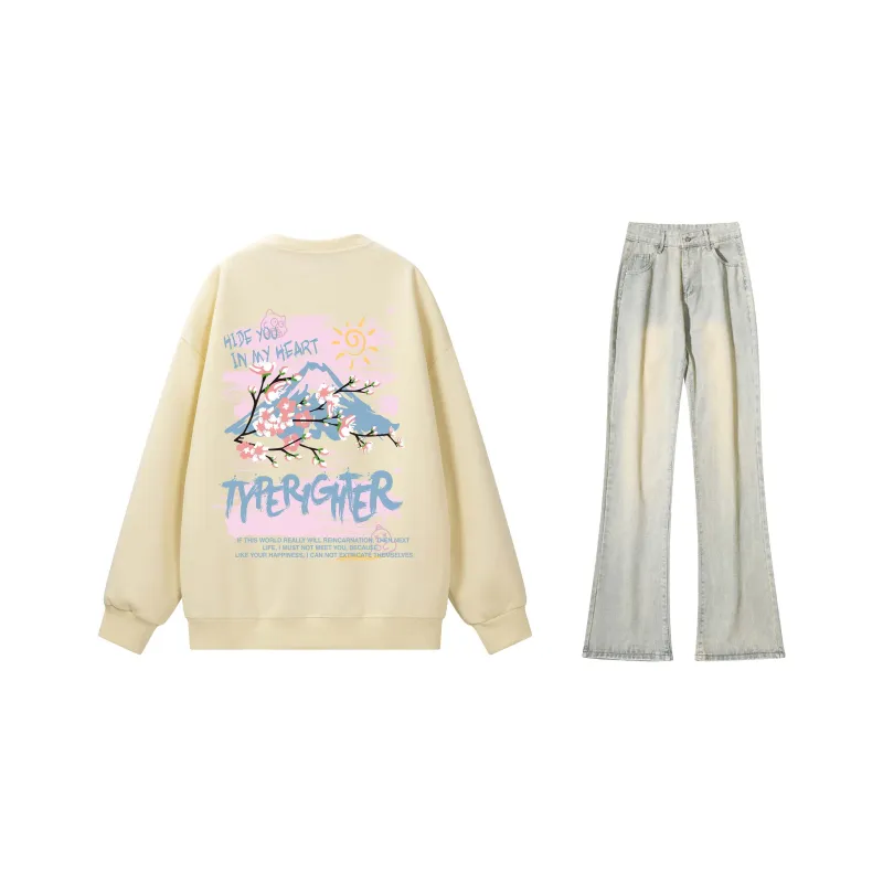 TYPERIGHTER Sweatshirt Set Unisex-13