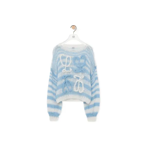 LOEWE Sweaters Women's White/Blue