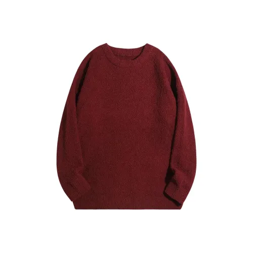 ZHONGBANGJICHU Sweater Women's Christmas Red