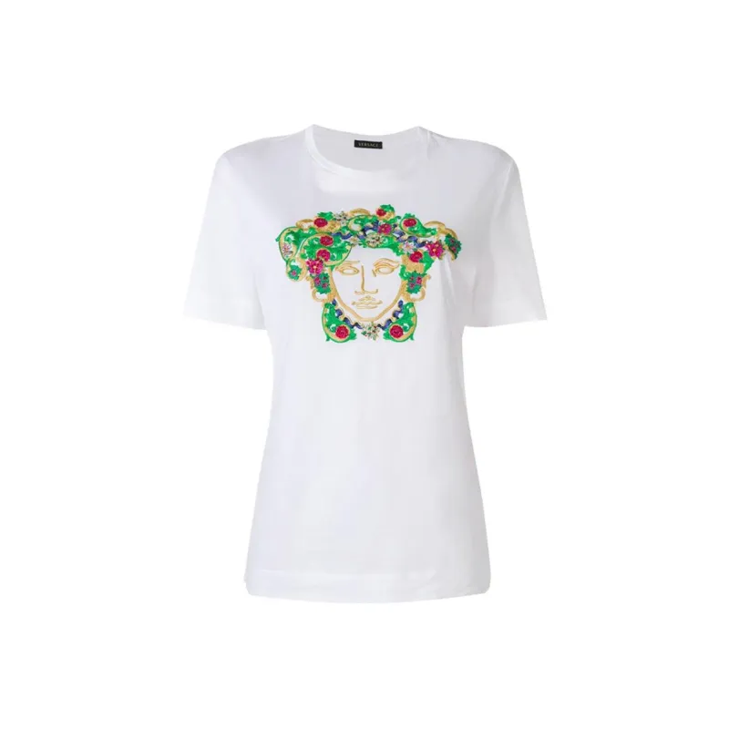 VERSACE T Shirts Women's White-0